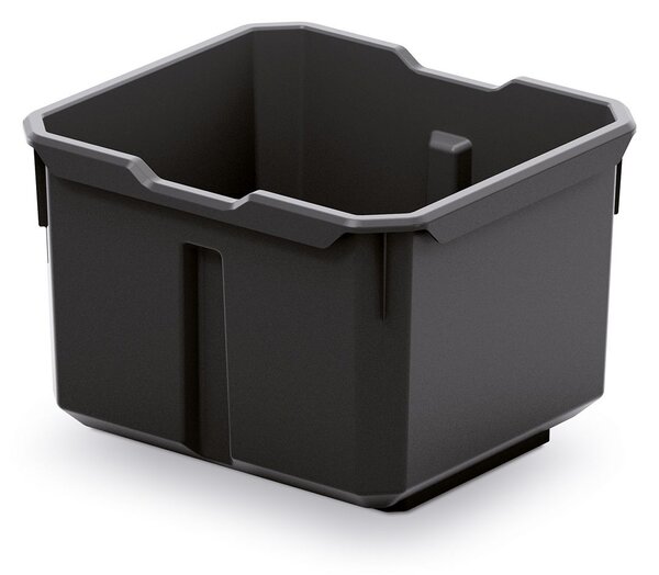 Prosperplast Sada úložných boxů 4 ks XEBLOCCK 15,7 x 14 x 21 cm černo-červená