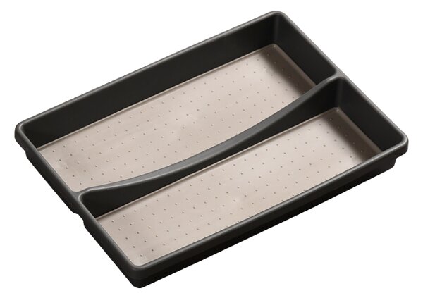 Kesper Organizér do šuplíku, šedý, protiskluzový, s přepážkou GREY 33 x 23 cm