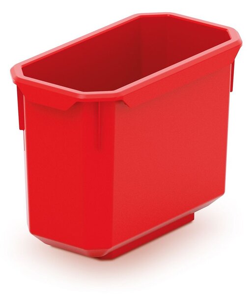 Prosperplast Sada úložných boxů 6 ks XEBLOCCK 14 x 7,5 x 28 cm černo-červená