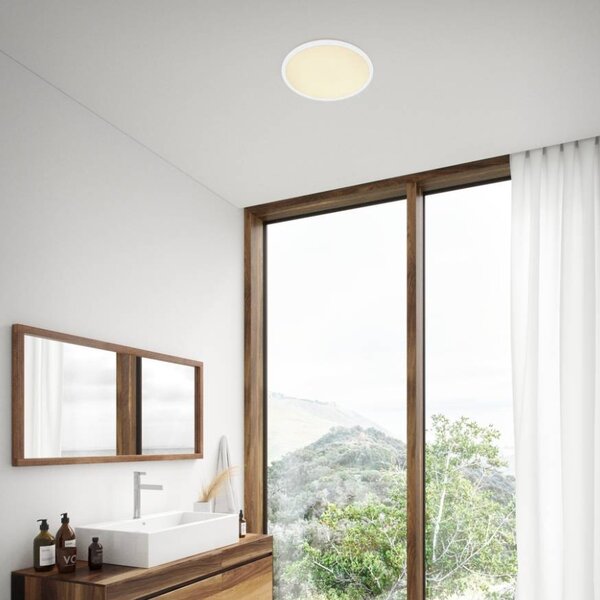 -25 % Dny MOMENTI– Nordlux Bílé plastové stropní LED světlo Oja 42 cm