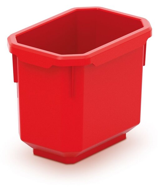 Prosperplast Sada úložných boxů 6 ks TITANIO 11 x 7,5 x 26,3 cm černo-červená