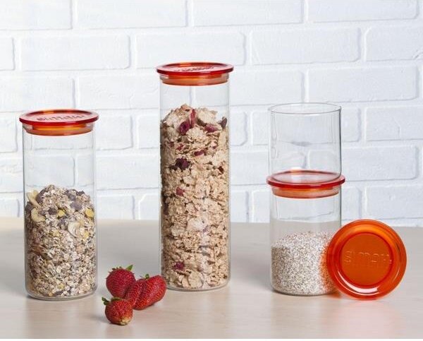 SIMAX NÁDOBA S ORANŽOVÝM VÍKEM 1400ML