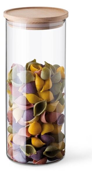 SIMAX NÁDOBA S DŘEVĚNÝM VÍKEM 1400 ML