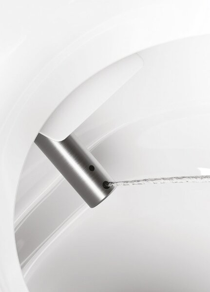 GSI GSI, WCLEAN závěsné WC Swirlflush s integrovaným elektronickým bidetem, bílá ExtraGlaze, 7418K11