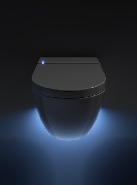 GSI GSI, WCLEAN závěsné WC Swirlflush s integrovaným elektronickým bidetem, bílá ExtraGlaze, 7418K11