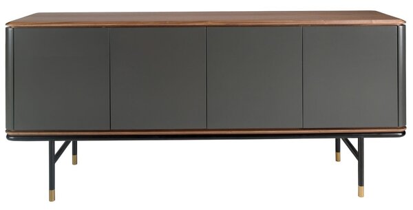 -25 % Dny MOMENTI– Šedá lakovaná komoda Angel Cerdá No. 3264, 180 x 45 cm