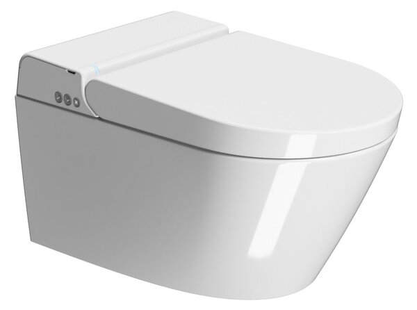 GSI GSI, WCLEAN závěsné WC Swirlflush s integrovaným elektronickým bidetem, bílá ExtraGlaze, 7418K11