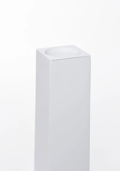 Váza OBELISK, sklolaminát, výška 80 cm, bílá