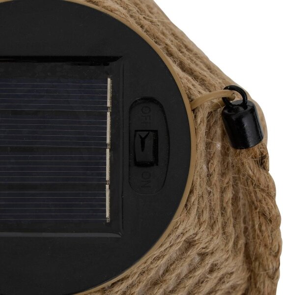 Atmosphera - LED Solární lucerna GINA LED/1,2V 800 mAh IP44 juta