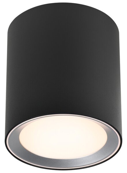 Nordlux Černé kovové stropní LED světlo Landon Smart 12,5 cm