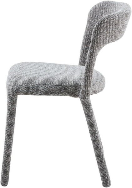 Jídelní židle v barvě taupe, moderní design, pohodlná, vhodná do jídelny
