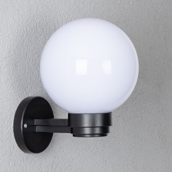 Brilagi-LED RGBW Venkovní nástěnné svítidlo HARBOR 1xE27/9W/230V IP33černá/bílá
