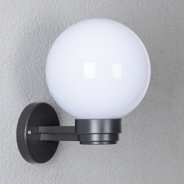 Brilagi -LED RGBW Ven nástěnné svítidlo HARBOR 1xE27/9W/230V IP33 antracit/bílá