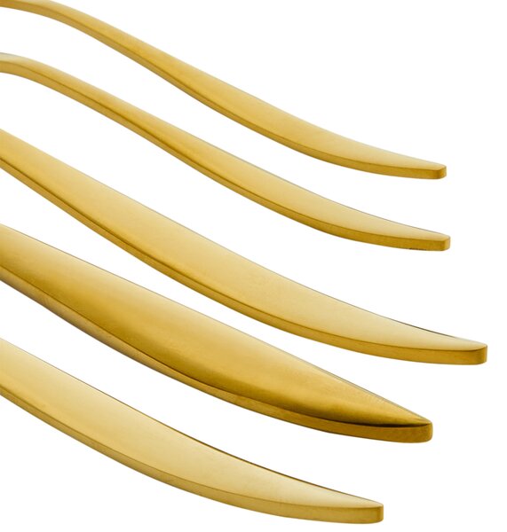 30dílná sada příborů FARFALLE Zlatá