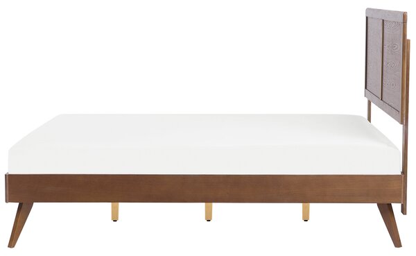 Postel ISTRES 180 x 200 cm Tmavý jasan