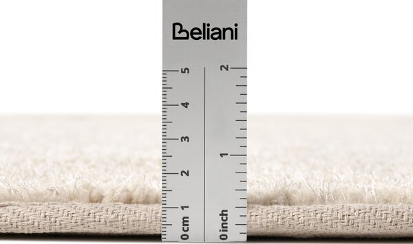 Chlupatý koberec DEMRE Béžová ø 140 cm