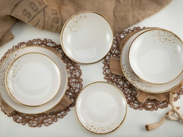 KOMBINOVANÁ SOUPRAVA, 12dílné, kamenina Creatable - Online Only nádobí, Online Only