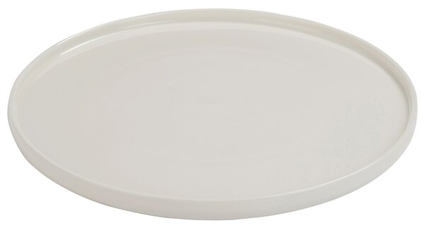Bílý porcelánový mělký talíř Ruby L - Ø 31*1,6 cm