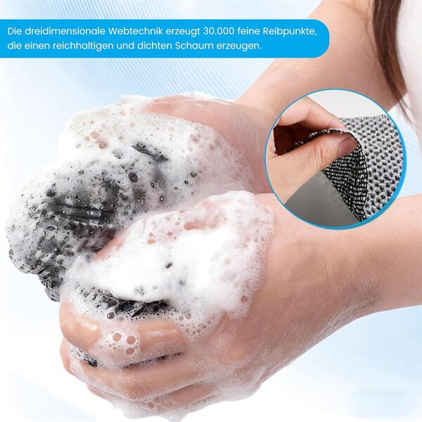 Antibakteriální exfoliační ručník na sprchování, 1 kus, pro péči o tělo