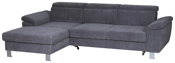 ROHOVÁ SEDAČKA, textil, šedá Xora - Sedací soupravy