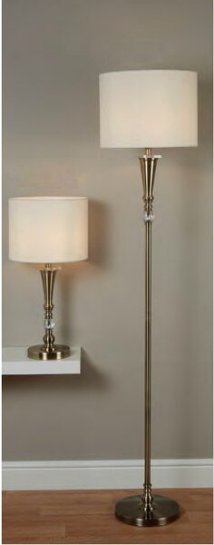 Searchlight EU1012AB Stylová stojanová lampa OSCAR patina