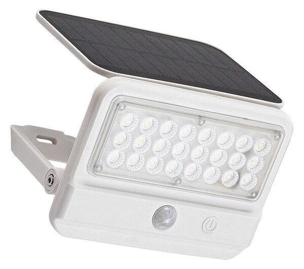 77090 Flaxton venkovní svítidlo solární LED 7W, 700lm, 4000K, IP54, senzor, bílá