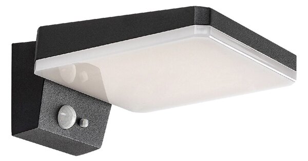 77078 Lassetvenkovní svítidlo solární LED 4,4W, 200lm, 4000K, IP54, senzor, černá