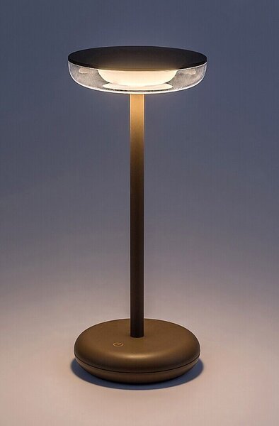 77089 KONIN LED Stmívatelná venkovní lampa LED/6W/5V IP44 1800 mAh hnědá