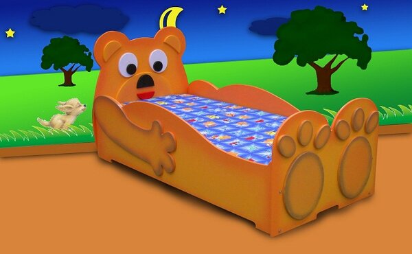 Dětská postel Medvídek Malý 160x80cm