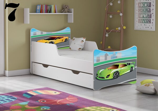 Dětská postel Auto - 7 (rošt + matrace ZDARMA)