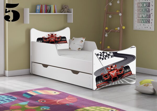 Dětská postel Formule - 5 (rošt + matrace)