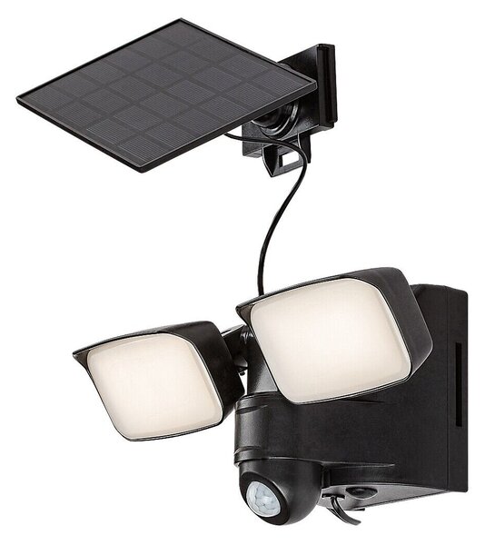 77091 Leszno venkovní svítidlo solární LED 10W, 800lm, 4000K, IP54, senzor, černá