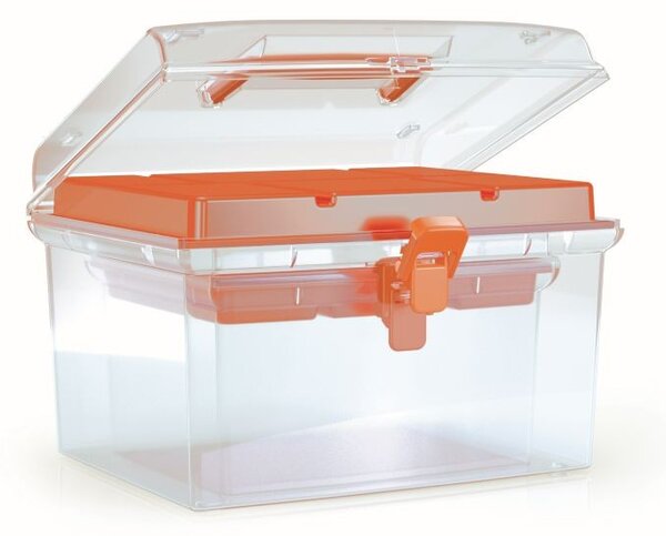 Prosperplast Sada organizérů 2v1 GEORG 24,5 x 21,4 x 15,8 cm oranžová