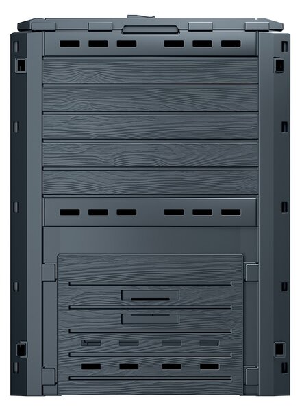 Prosperplast Zahradní kompostér COMPO WOODY 280L černý