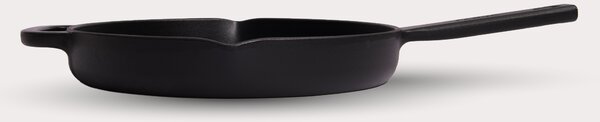 Fabini Smaltovaná litinová pánev Ø 26 cm bez poklice, matná černá - rozbaleno