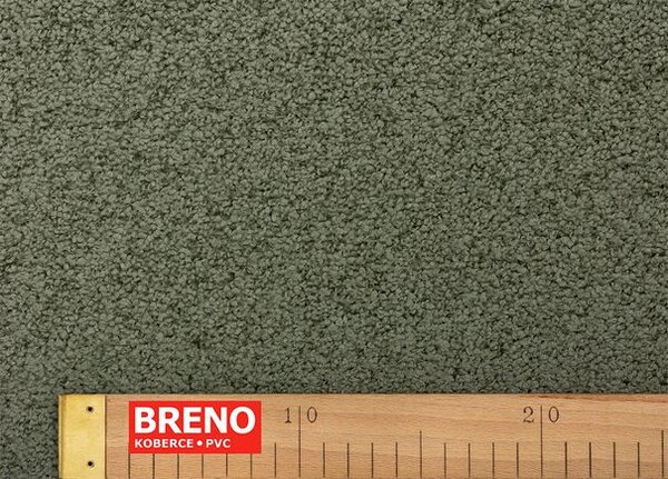 Breno Metrážový koberec OMNIA 25 – tmavě zelený, šíře 400 cm