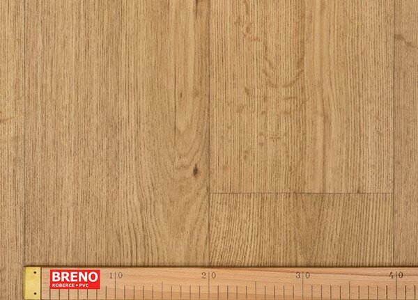 Breno PVC G-TEX Fondi Honey 2455 – světlé dřevo, šíře 400 cm