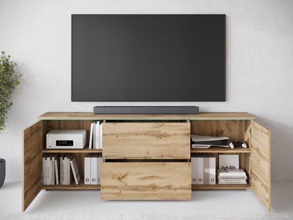 Stolek pod TV HERMINA 180 - dub wotan