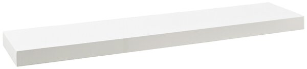 NÁSTĚNNÁ POLICE, vysoce lesklá bílá, 110/5/25 cm Xora - Nástěnné police