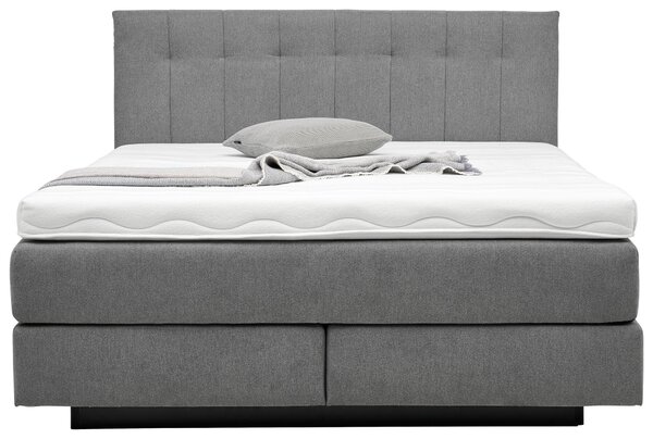 POSTEL BOXSPRING, 180/200 cm, šedá Beldomo - Sleep - Manželské postele