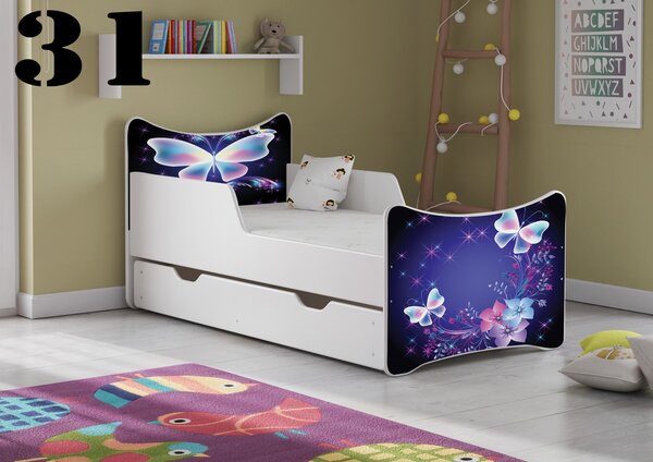 Plastiko Dětská postel Motýlci - 31 - 140x70