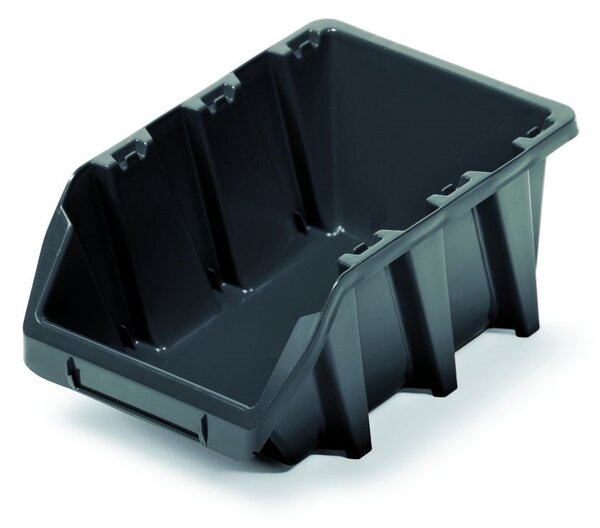 Prosperplast Úložný box BENER II černý, varianta 12 cm
