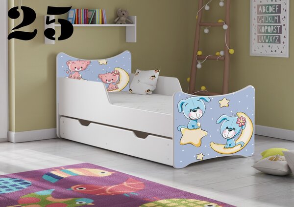 Dětská postel Medvídek a hvězdy - 25