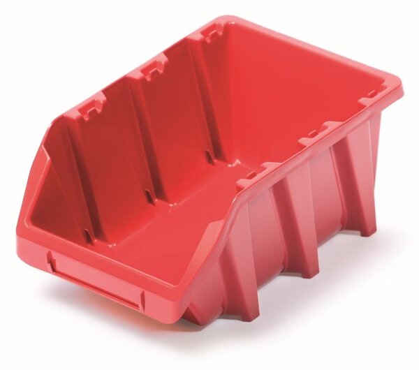 Prosperplast Úložný box BENER II červený, varianta 12 cm