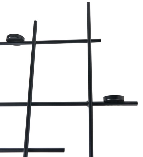 Nástěnný svícen PORTO 74 cm Černá