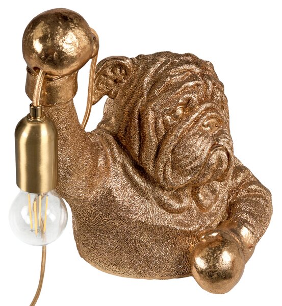 Stolní lampa Pes MIKE Zlatá