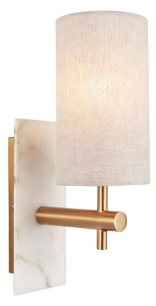 Endon 114201 - Nástěnná lampa 1xE14/7W/230V béžová/zlatá
