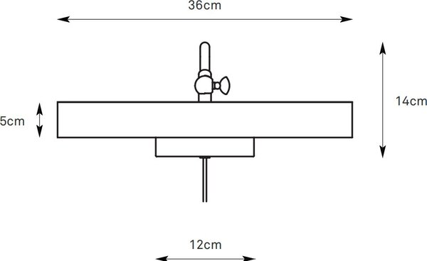Markslöjd Ciglia nástěnné svítidlo 2x40 W mosaz 108982