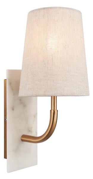 Endon 114202 - Nástěnná lampa 1xE14/7W/230V béžová/zlatá