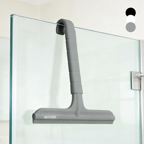 Silikonový sušák na sprchu, 20 cm, s integrovaným háčkem, určený do sprchy